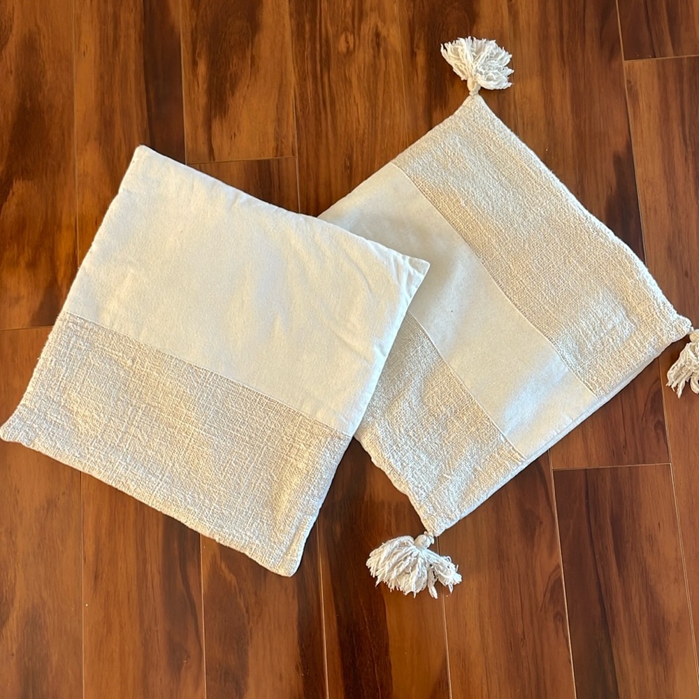 Jitana pillow covers throw/accent square pillow natural neutral woven cases